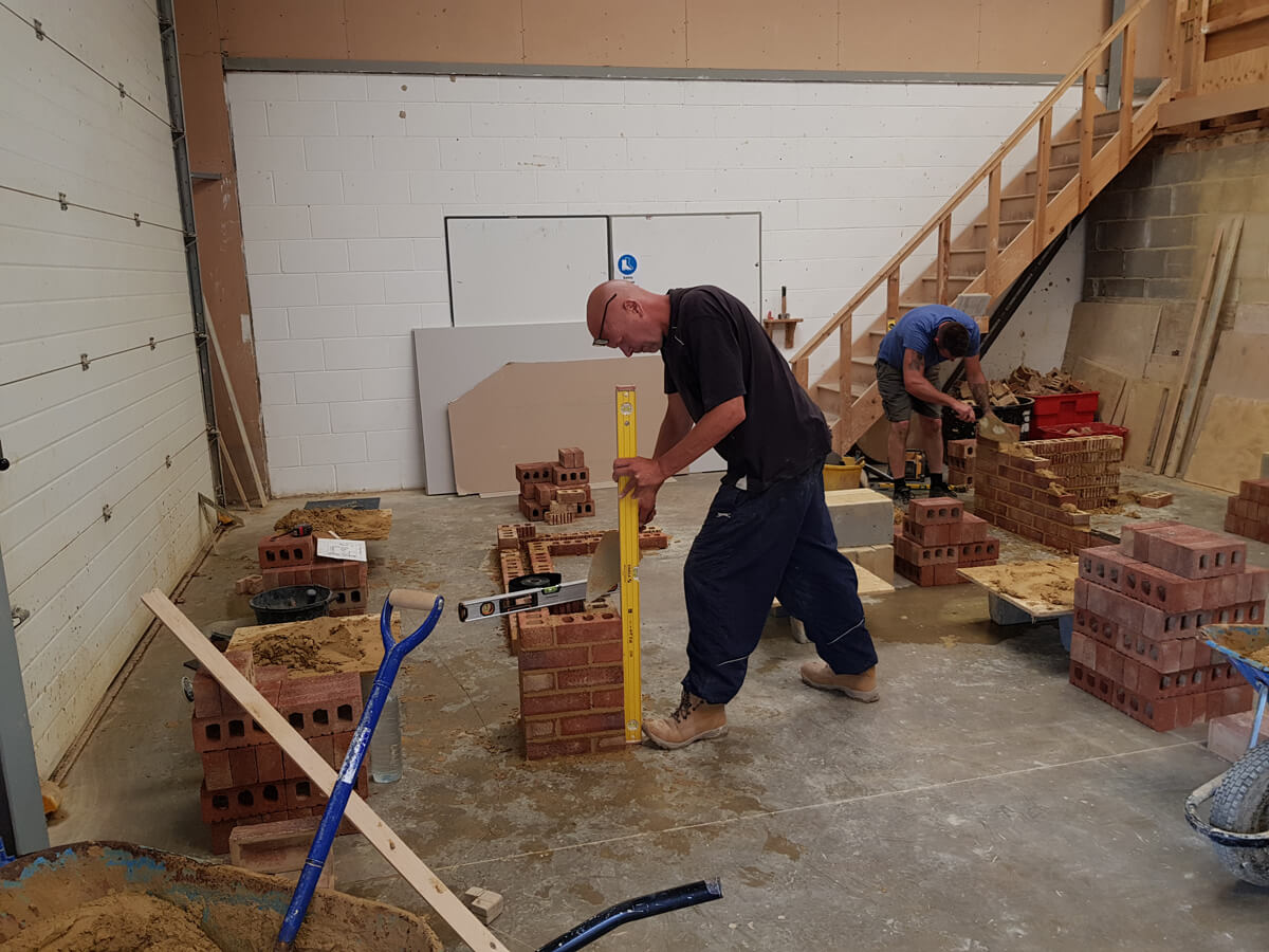 Nvq bricklaying shop